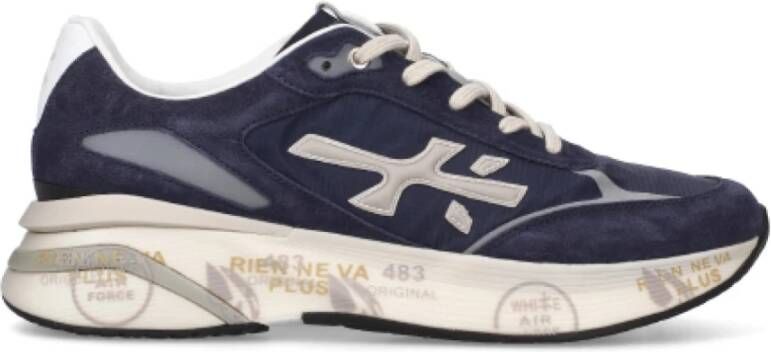 Premiata Blauwe Sneakers Lichtgewicht Comfortabele Stijlvolle Schoenen