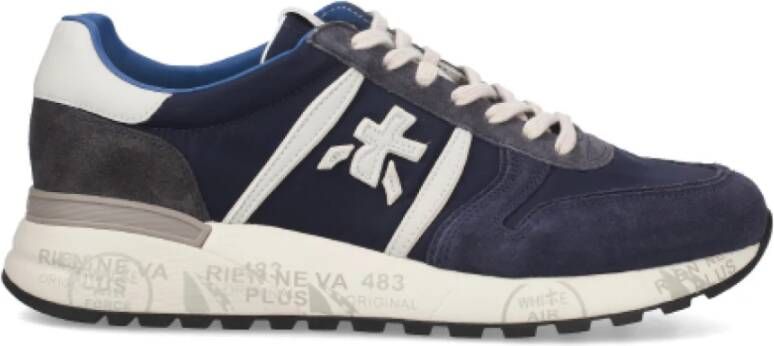 Premiata Blauwe Sneakers voor Mannen