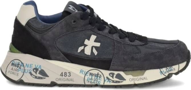 Premiata Suède Sneakers met Geperforeerd Detail