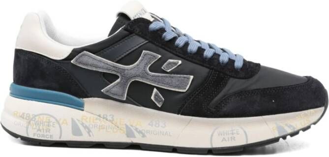 Premiata Blauwe Sneakers voor Stijlvolle Casual Kleding