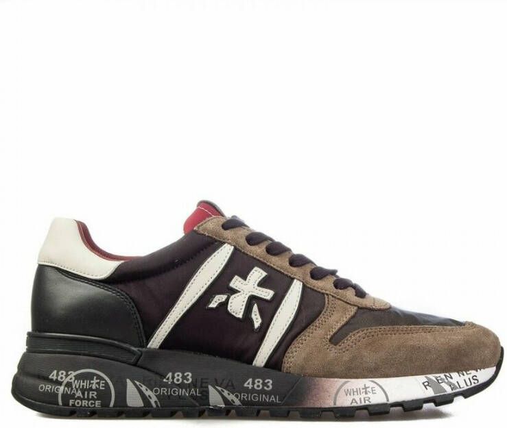 Premiata Brown Sneakers Bruin Heren