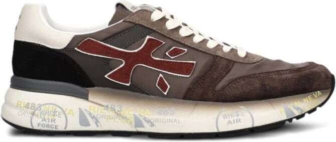 PREMIATA Lage Sneakers Heren Mick Maat: 42 Materiaal: Suède Kleur: Bruin