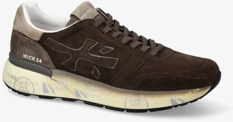 Premiata Bruine Heren Casual Schoenen Mick