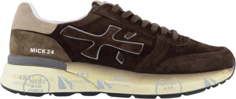 Premiata Bruine Suède Heren Sneakers Mick