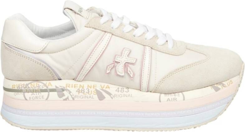 Premiata Bruine Sneakers Beth Model Platform Multicolor Dames
