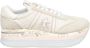 Premiata Suede Logo Sneakers Reguliere Pasvorm Rubberen Zool Beige Dames - Thumbnail 8