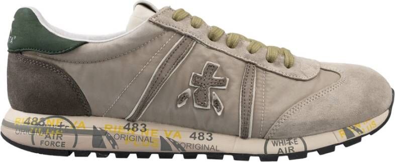 Premiata Bruine Sneakers met Kalfsleer