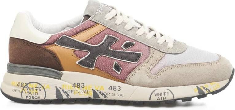 Premiata Bruine Sneakers voor Heren Aw23 Bruin Heren