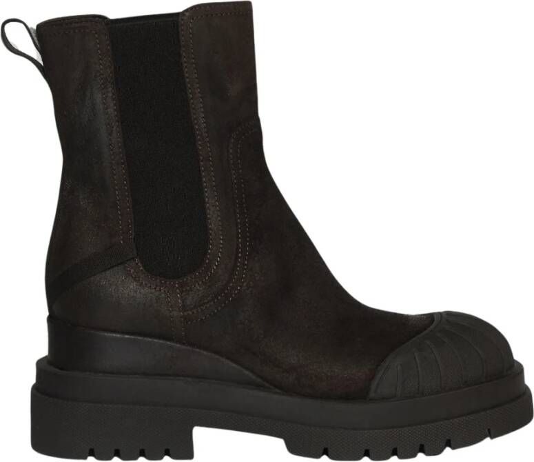 Premiata Bruine Suède Chelsea Boot Brown Dames