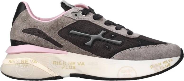Premiata Bruine Suède en Stoffen Sneakers