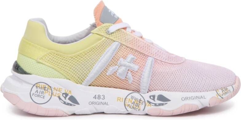 Premiata Stijlvolle Sneakers Yellow Dames