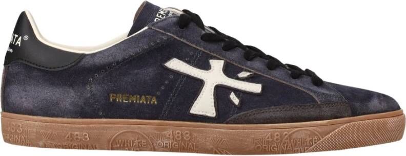 Premiata Casual Sneakers Blue Heren