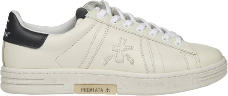 Premiata Witte Leren Unisex Sneakers White Heren - Foto 2