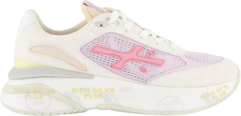 Premiata Dames Moerun D Sneaker Paars Beige Multicolor Dames