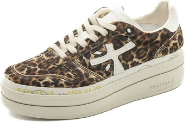 Premiata Stijlvolle Sneakers voor Mannen Brown Dames