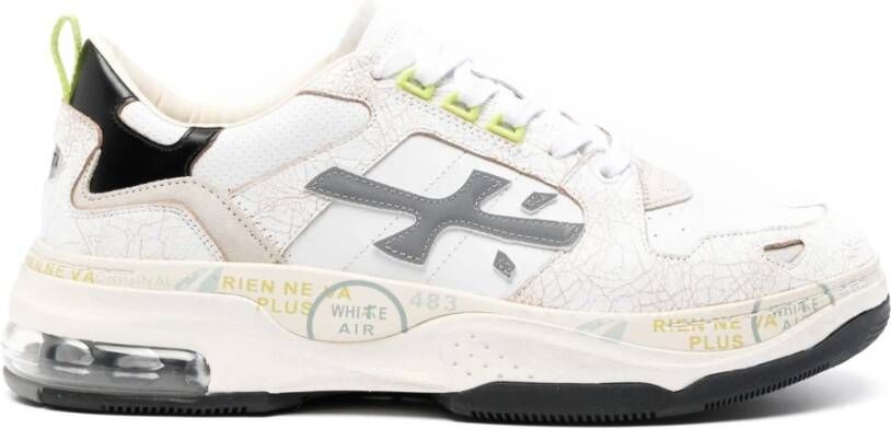 Premiata Drake 352 Witte Sneakers White Heren