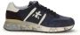Premiata Blauwe Lage Top Sneakers Stijlvol Comfort - Thumbnail 1