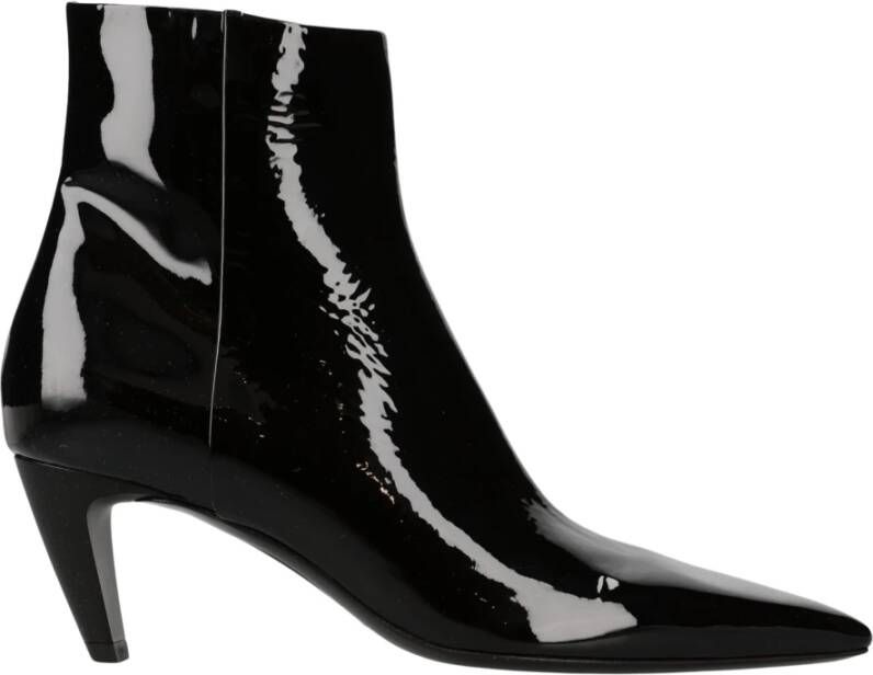 Premiata Enkellaarsjes met hak M6802Ta Black Dames