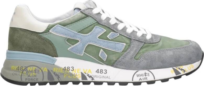 Premiata Suède Sneakers met Ergonomische Rubberen Zool Multicolor Heren