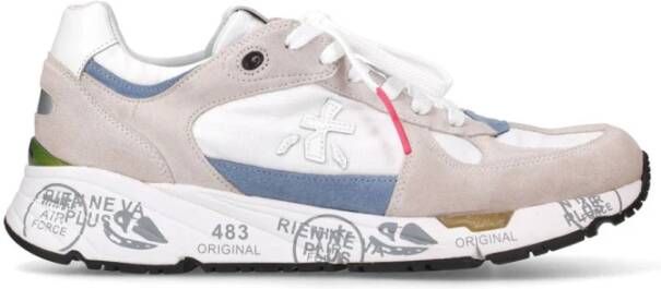PREMIATA Lage Sneakers Heren Mase Maat: 40 Materiaal: Suède Kleur: Wit