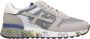 Premiata Stijlvolle Mick Canvas Nylon Sneakers in Grijze Contrasten Gray Heren - Thumbnail 11