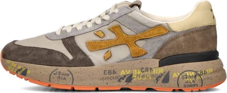 Premiata Grijze Lage Top Sneakers Mick