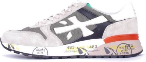 Premiata Mick 6166 Sneakers in Donkergrijs met Kleurrijk Detail Gray Heren - Foto 6