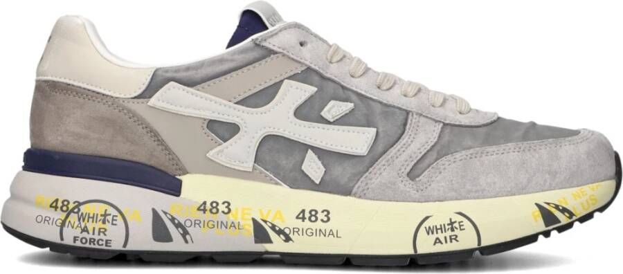 Premiata Grijze Mick Low Top Sneakers