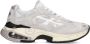 Premiata Grijze Sneaker met Witte Patch - Thumbnail 1