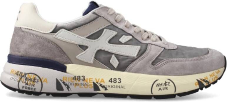 Premiata Grijze Sneakers Stijlvol Hedendaags Uiterlijk