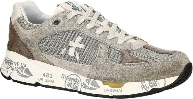 PREMIATA Lage Sneakers Heren Mase Maat: 42 Materiaal: Suède Kleur: Groen