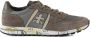Premiata Grijze Suède en Nylon Sneakers Grijs Heren - Thumbnail 4