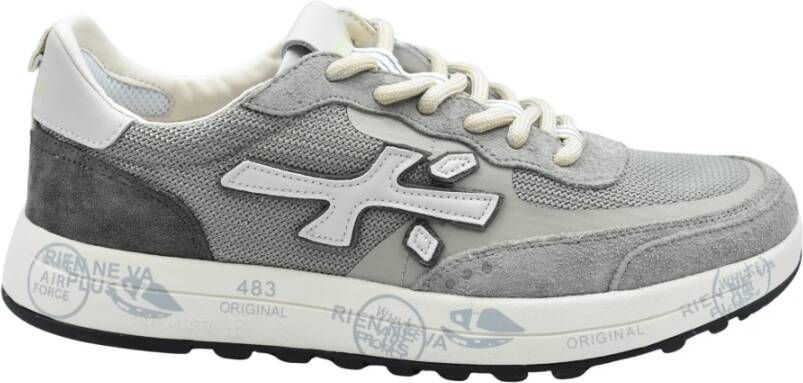 Premiata Grijze Veterschoenen voor Mannen