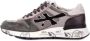 Premiata Groene Leren Sneakers Logo Details Rubberen Zool Multicolor Heren - Thumbnail 7