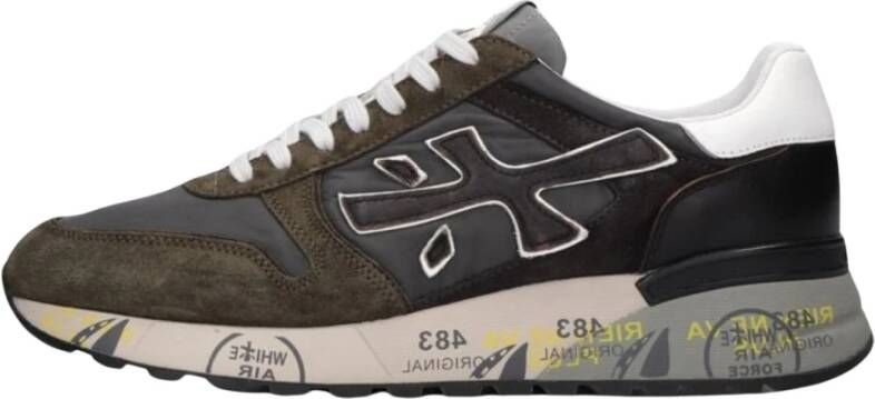 PREMIATA Lage Sneakers Heren Mick Maat: 43 Materiaal: Suède Kleur: Groen - Foto 4