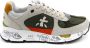 Premiata Groene Suède en Bruine Kristal Gecombineerde Sneakers Green Heren - Thumbnail 1