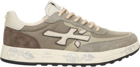 Premiata Groene Sneakers met Stijlvol Design