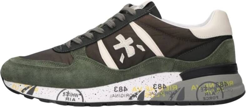 Premiata Groene Suède Sneaker Landeck Green Heren