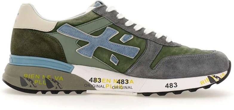 PREMIATA Lage Sneakers Heren Mick Maat: 44 Materiaal: Suède Kleur: Groen