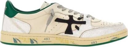 PREMIATA Lage Sneakers Heren Clay Maat: 44 Materiaal: Leer Kleur: Wit