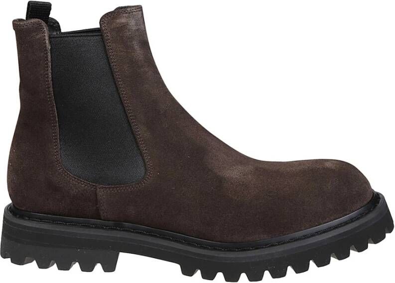 Premiata Horse Chelsea Boots Regen Brown Heren