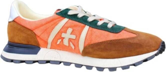 Premiata Johnlow Sneakers in Ge gde Texturen