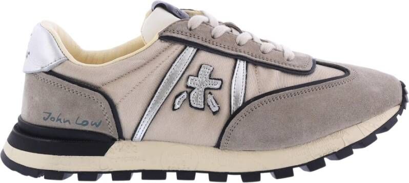 Premiata Dames Johnlow D Sneaker Beige Multicolor Dames