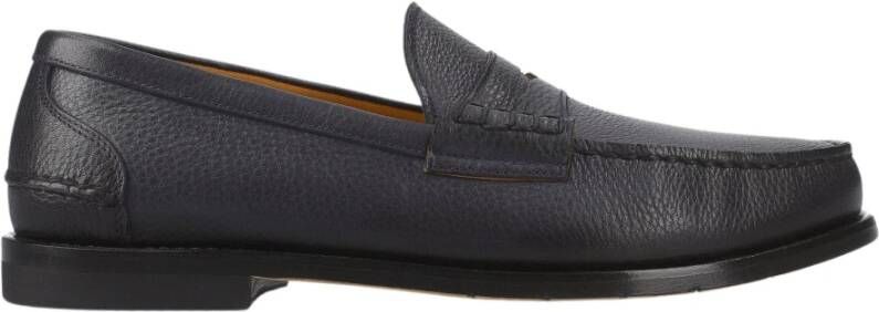 Premiata Kalverlederen Loafer met leren zool