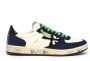 Premiata Klei Leren Blauwe Suède Sneakers Multicolor Dames - Thumbnail 1