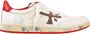 Premiata Clay6777 Wit Logo Contrast Bruin Sneakers White Heren - Thumbnail 1