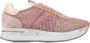 Premiata Kwaliteitslederen sneaker met koordtextuur Pink Dames - Thumbnail 16
