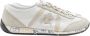 Premiata Lage sneakers in wit beige grijs - Thumbnail 1