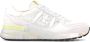 Premiata Witte Landeck Sneakers met Gele Accenten White Heren - Thumbnail 1