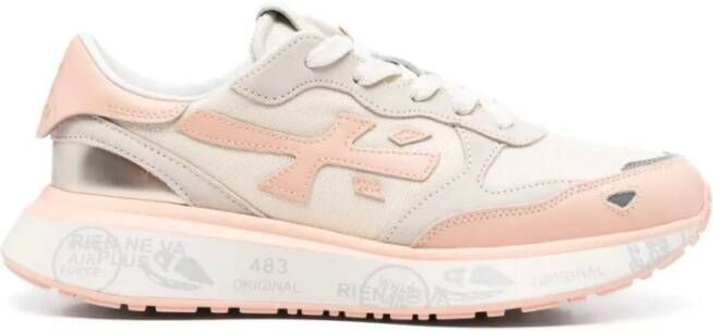 Premiata Lauryn Nylon Leren Sneakers